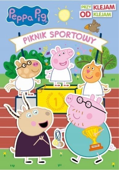 Świnka Peppa Przyklejam odklejam 1 Piknik sportowy