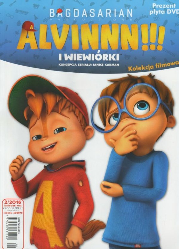 Alvin i wiewiórki Kolekcja filmowa 2 (DVD)