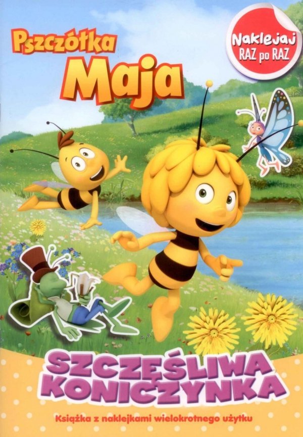 Pszczółka Maja Naklejaj raz po raz Szczęśliwa koniczynka