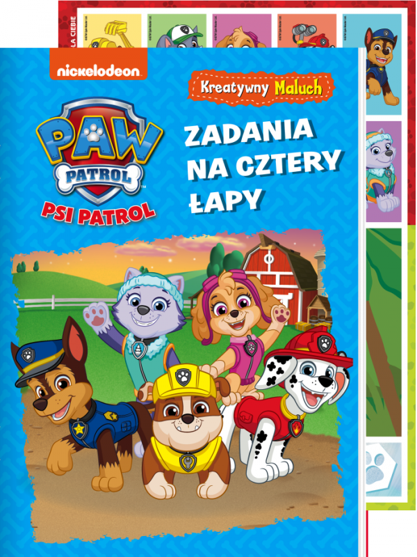 Psi Patrol Kreatywny maluch 5 Zadania na cztery łapy