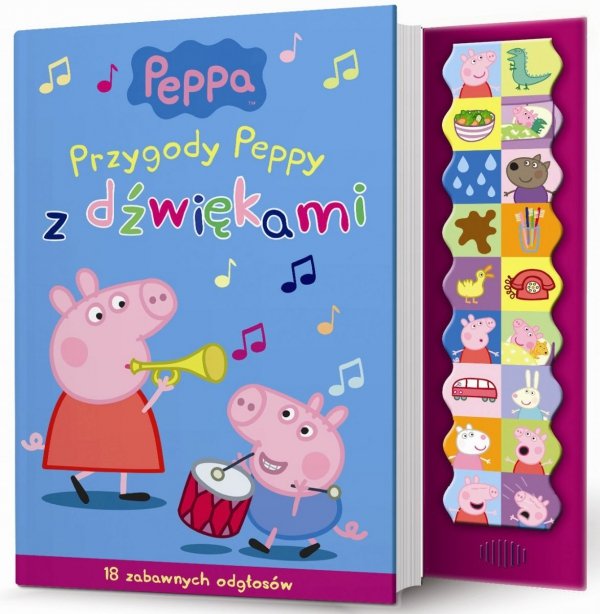 Świnka Peppa Przygody Peppy z dźwiękami