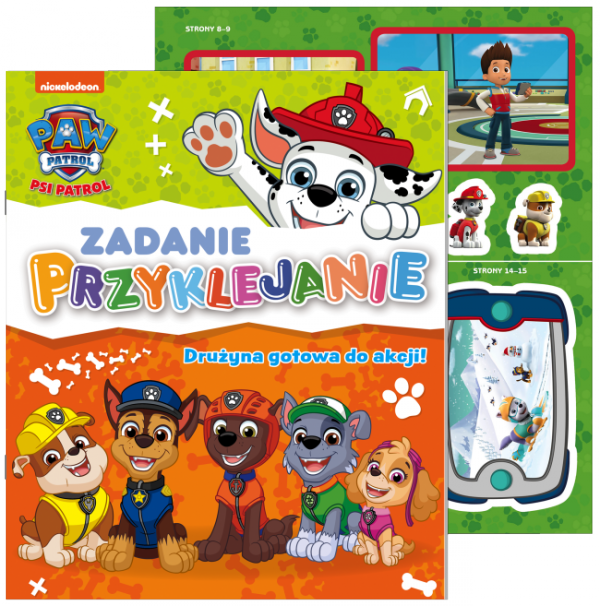 Psi Patrol Zadanie Przyklejanie Drużyna gotowa do akcji!