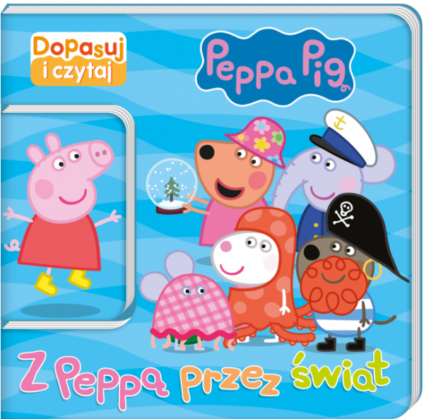 Świnka Peppa Dopasuj i czytaj 1 Z Peppą przez świat