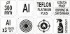 PATELNIA ALU DO NALEŚNIKÓW TEFLON 300MM YATO YG-00153 YG-00153