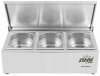 Ekspozytor 3xGN1/6 100mm Szron CHD03AFL 5905440404096