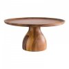 Patera na ciasto - drewno - średnica 33 cm - wysokość 16 cm APS 10410038 APS-33295