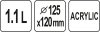 POJEMNIK TERMOIZOLACYJNY DO LODU 1,1L YATO YG-07146 YG-07146