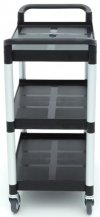  Wózek do Serwowania - 3 Plastikowe Półki - 86,5 x 42,5 cm Maxima 09507001 8720783972449