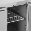 Stół chłodniczy na kółkach - 280 l - 1 komora / 2 szuflada - 136 x 70 cm - klasa B - stal nierdzewna - Royal Catering  10013281 RCRB-1D2DR280 4062859257338