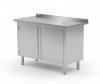 Stół przyścienny szafka z drzwiami na zawiasach 1300 x 700 x 850 mm POLGAST 128137-2 128137-2