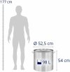  Garnek ze stali nierdzewnej - 98 l - Ø 50 cm - Royal Catering 10011002 RCST-98LI-E