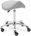  Krzesło siodłowe - 570-750 mm - 150 kg - jasnoszare  PHYSA 10040598 YORK LIGHT GRAY