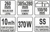 PAKOWARKA PRÓŻNIOWA-KOMOROWA 260MM YATO YG-09303 YG-09303