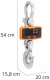 Waga hakowa - 5000 kg / 2 kg - LED - pilot Steinberg 10031422 SBS-KW-5000-USB-C