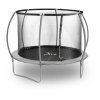 Trampolina ogrodowa - Ø305 x 180 cm - 100 kg - siatka - czarno-szara GYMREX 10230229 GR-TR02