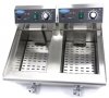 Frytkownica 2 x 10L - z Kranem Profesjonalna MAXIMA 09365229 5905317013284