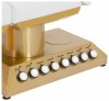 Fotel kosmetyczny - elektryczny - podgrzewany - 4 silniki - 350 W - 181 x 62 x 60,5 - 80,5 cm - 200 kg - biały / złoty Physa 10040820 PHYSA MARSALA WHITE  