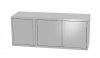 Szafka wisząca z drzwiami na zawiasach, troje drzwi 1500 x 300 x 600 mm POLGAST 310153-3 310153-3