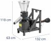 Peleciarka - WOM - 400 kg/h - 15 - 28 KM - Ø230 mm Wiesenfield 10280623 WIE-PM-3600