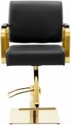 Fotel fryzjerski z podnóżkiem 50-66cm 200kg PHYSA PHYSA OTLEY BLACK 10040622 4062859180094