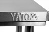 STÓŁ CENTRALNY SKŁADANY Z PÓŁKĄ 1000×700×H850mm YATO YG-09010 YG-09010