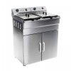 Frytownica - 2 x 16 litrów - szafka ROYAL CATERING 10010006 RCKF-16DSH