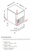 Kostkarko-grudkarka do lodu Frozen Stone | 85 kg/24h | system chłodzenia wodą | SLT170W