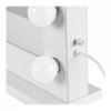 Lustro do makijażu - LED - 78 x 50 cm - 12 żarówek LED PHYSA 10040364 PHY-CM-11 WHITE