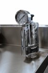 Kocioł warzelny gazowy z grzaniem pośrednim | opcja mieszadła | 14,5 kW | 100 l | 900x900x900 mm | RQLR-102G