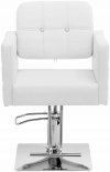 Fotel fryzjerski Cottam z podnóżkiem 45-55cm 150kg PHYSA PHYSA COTTAM WHITE 10040757 4062859235770