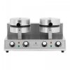 Podwójna gofrownica - kształt serca - 2 x 1000 W ROYAL CATERING 10012899 RCWM-2000-2S