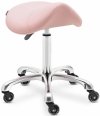  Krzesło siodłowe - 570-750 mm - 150 kg - pudrowy róż Physa 10040597 YORK POWDER PINK