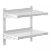 Półka wisząca - 2 blaty - 60 x 40 cm ROYAL CATERING 10011457 RCWR-600.4