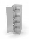Szafa magazynowa z drzwiami na zawiasach 600 x 600 x 2000 mm POLGAST 304066-2-W 304066-2-W