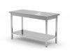 Stół centralny z półką 1400 x 700 x 850 mm POLGAST 112147 112147