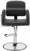 Fotel fryzjerski z podnóżkiem - 48 - 63 cm - 200 kg - czarny, srebrny PHYSA YOXALL BLACK 10040615 4062859180025