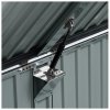 Osłona na kosze na śmieci metalowa- 2 kosze (240 l) - zamykana Uniprodo 10250609 UNI_SHED_02