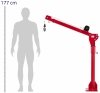Żuraw załadunkowy z wciągarką 12 V - 800 kg - 360° Steinberg 10031273 SBS-PTC-500