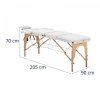 Łóżko do masażu składane PHYSA 10040592 PHYSA DINAN WHITE