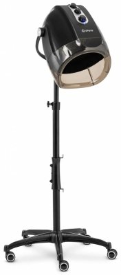 Suszarka hełmowa do włosów - z jonizacją i statywem - 1000 W - czarna - 70°C Physa 10040803 PHY-HD_02 