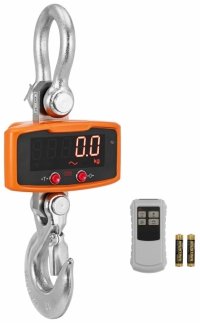 Waga hakowa - 2000 kg / 1 kg - LED - pilot Steinberg 10031420 SBS-KW-2000-USB-C 