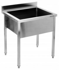 STÓŁ Z BASENEM 60 x 70 CM Basen Jednokomorowy Nierdzewny YATO YG-30923 
