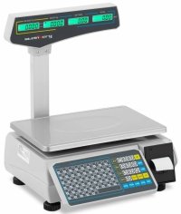Waga kontrolna - 30 kg / 15 g - 38 x 26,5 cm - drukarka etykiet - wyświetlacz LCD Steinberg 10031282 SBS-EBS-101 