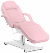 Fotel kosmetyczny - 180 x 58 x 66 - 76 cm - 200 kg - różowy Physa 10040859 PHYSA CAPUA POWDER PINK 