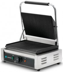 Grill Kontaktowy Ryflowany Panini 34x23cm 2,2kW 50°C–300°C HKN-PE34R DELUXE
