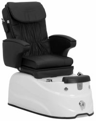  Fotel do pedicure elektryczny - brodzik na stopy - funkcja masażu - 105 W - 150 kg - czarny  Physa 10040879  PHY_PSC_02