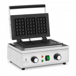 Gofrownica - 3 gofry belgijskie - 1500 W ROYAL CATERING 10012898 RCWM-2000-E3