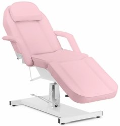 Fotel kosmetyczny - 180 x 58 x 66 - 76 cm - 200 kg - różowy Physa 10040859 PHYSA CAPUA POWDER PINK