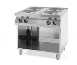 Kuchnia elektryczna 4-płytowa Kitchen Line na podstawie otwartej HENDI 226223 226223