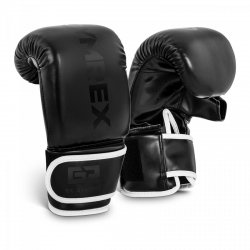 Rękawice bokserskie do treningu na worku - 12 oz - czarne GYMREX 10230065 GR-BG 12PB 